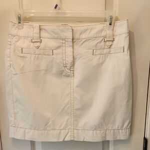 Ann Taylor LOFT Off-White Skirt